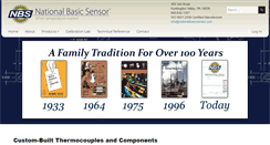 Desktop Screenshot of nationalbasicsensor.com